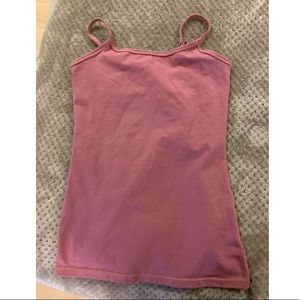 pink tank top size small